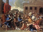 POUSSIN, Nicolas The Rape of the Sabine Women sg China oil painting reproduction
